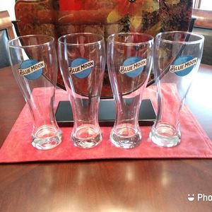 Blue Moon Pilsner Glasses